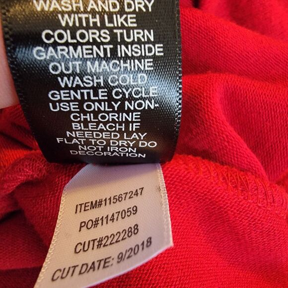 Torrid Super Soft Plush Red Hi-Lo Skater Knit Dress Lg 0 NWT Christmas V Neck - Picture 10 of 14